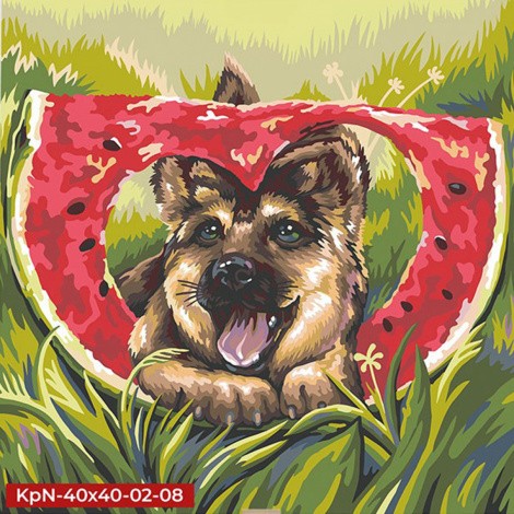 Креативна творчість "Painting by numbers" 40*40 см економ MIX Danko toys KpNe-02-01,02,03,04...10