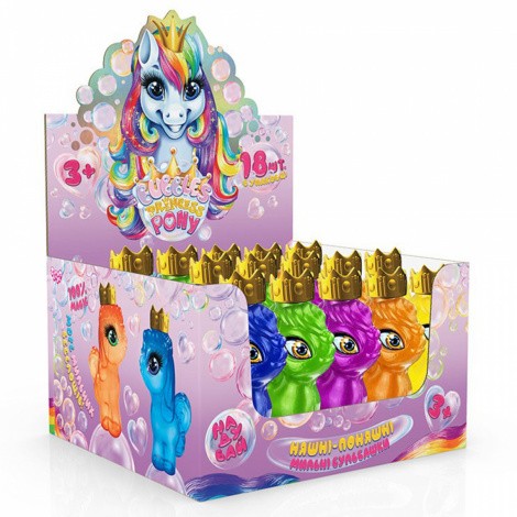 Мильні бульбашки "Bubbles Princess Pony" Danko toys BPP-01-01U