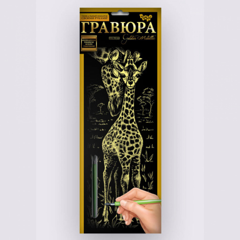 Набір для творчості "Гравюра панорама" Danko toys GR-В2-01z...12z,01s...12s