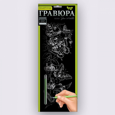 Набір для творчості "Гравюра панорама" Danko toys GR-В2-01z...12z,01s...12s