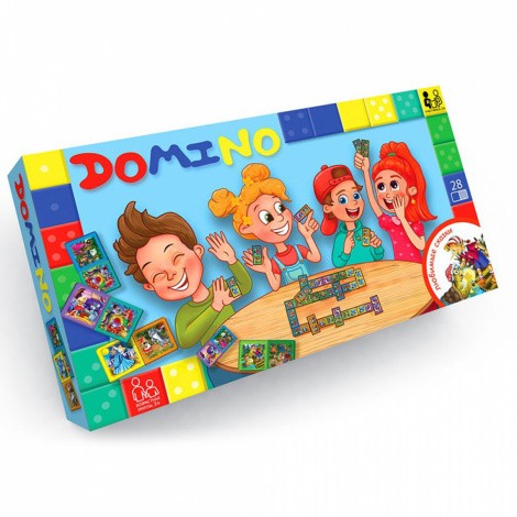 Настільна гра "Доміно" Danko toys DTG-DMN-01,02,03,04