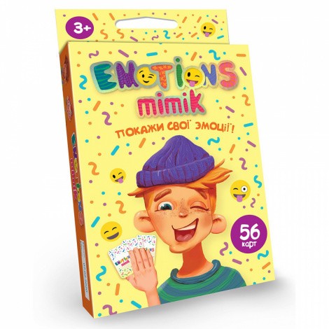Карткова гра "Emotions Mimik" EM-01-01U Danko toys