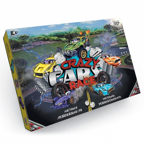 Гра настільна "Crazy Cars Race" Danko toys DTG94R