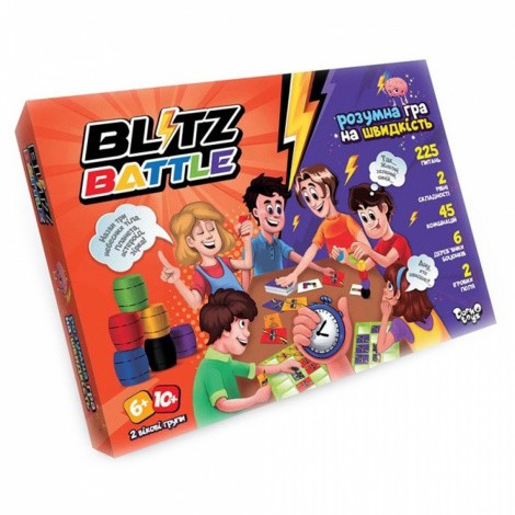 Настільна розважальна гра "Blitz Battle" Danko toys G-BIB-01-01U