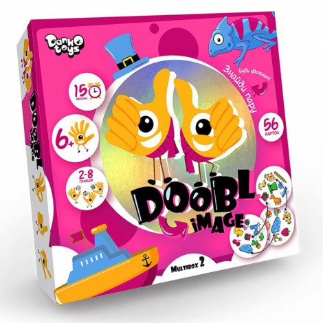 Настільна розважальна гра "DOOBL IMAGE" DBI-01-01U Danko toys