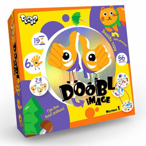 Настільна розважальна гра "DOOBL IMAGE" DBI-01-01U Danko toys