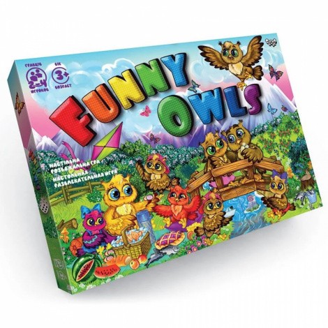 Настільна розважальна гра "Funny Owls" Danko toys DTG98