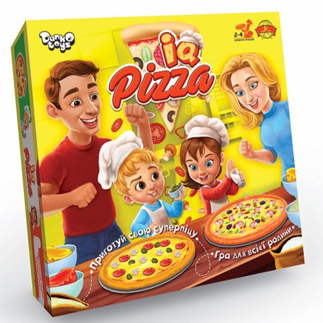 Настільна розважальна гра "IQ Pizza"  Danko toys G-IP-01U