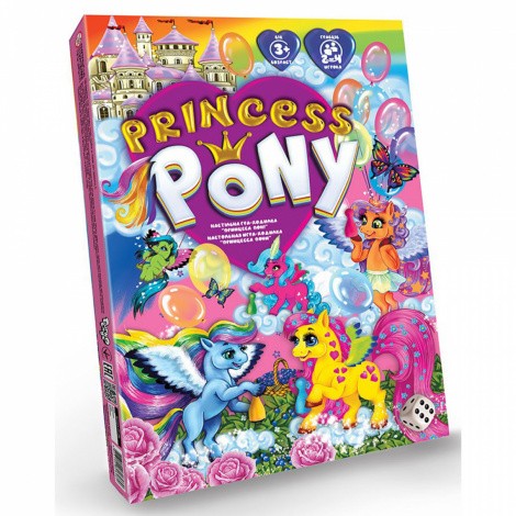 Настільна розважальна гра "Princess Pony" Danko toys dtg96