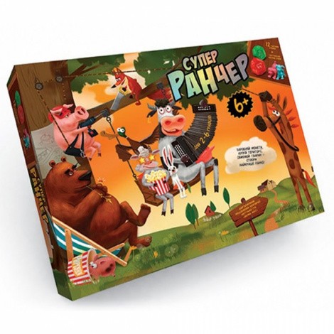 Настільна розважальна гра "Супер Ранчер" Danko toys G-SR-01-01U