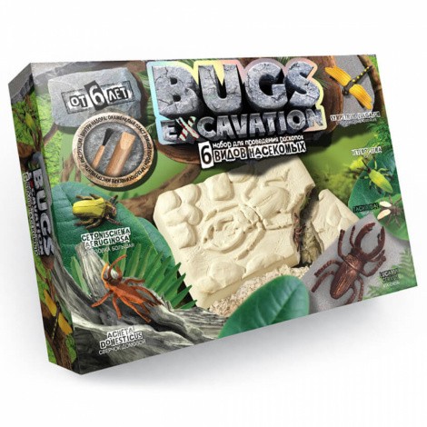 Набір для проведення розкопок "BUGS EXCAVATION" жуки Danko toys ВЕХ-01-04