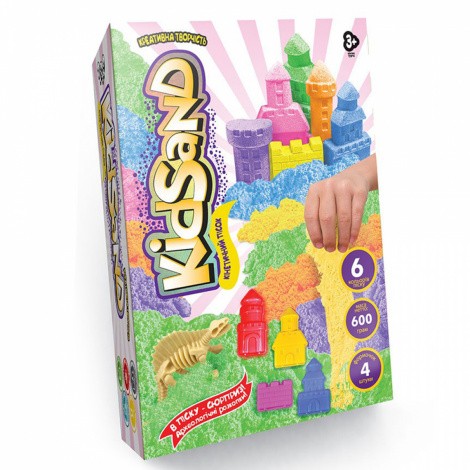 Кінетичний пісок KidSand 600г Danko toys KS-04-04U, 05U, 06U ... 09U