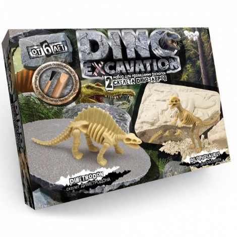 Набір для проведения розкопок "DINO EXCAVATION" динозаври  Danko toys DEX-01-05