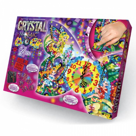 Набір для творчості "Crystal Mosaic Clock" Danko toys СМС-01-01,02,03