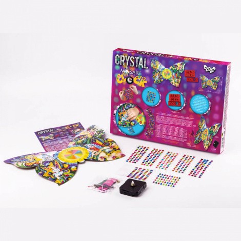 Набір для творчості "Crystal Mosaic Clock" Danko toys СМС-01-01,02,03