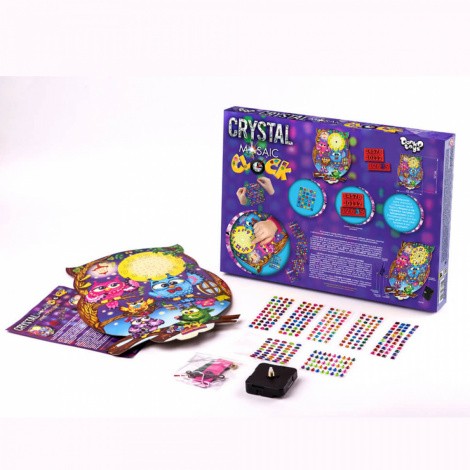 Набір для творчості "Crystal Mosaic Clock" Danko toys СМС-01-01,02,03