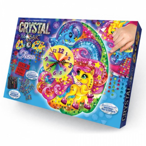 Набір для творчості "Crystal Mosaic Clock" Danko toys СМС-01-01,02,03