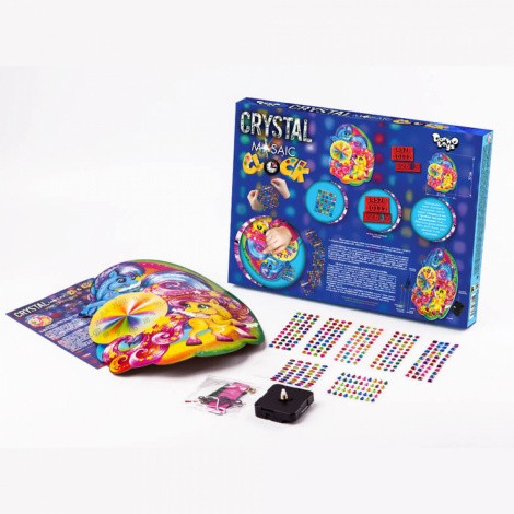 Набір для творчості "Crystal Mosaic Clock" Danko toys СМС-01-01,02,03