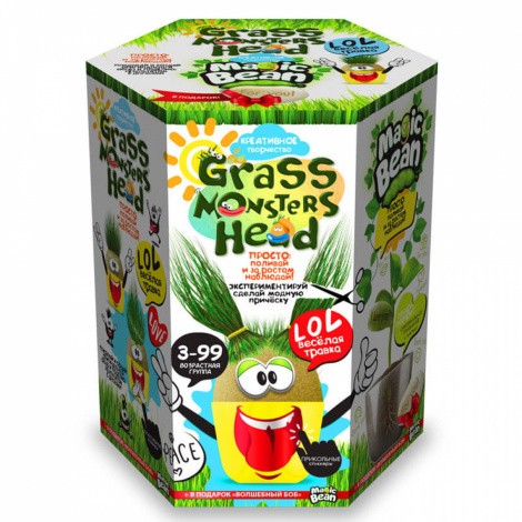 Набір для проведення дослідів "Grass monsters head" "Danko toys GMH-01-01U, 02U, 03..."