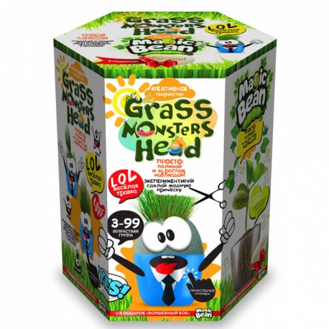 Набір для проведення дослідів "Grass monsters head" "Danko toys GMH-01-01U, 02U, 03..."