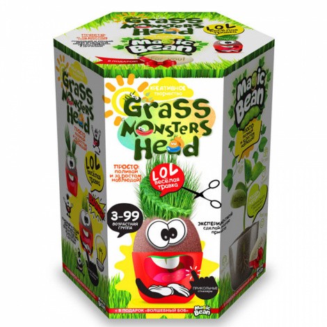 Набір для проведення дослідів "Grass monsters head" "Danko toys GMH-01-01U, 02U, 03..."
