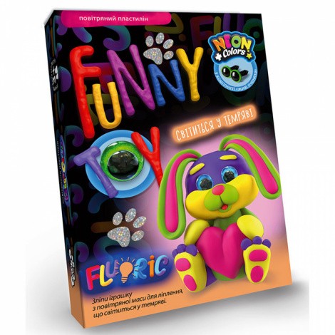 Набір творчої творчості "Air clay FLUORIC" Danko toys AICL-FL-01-01,02,03 ... 08U