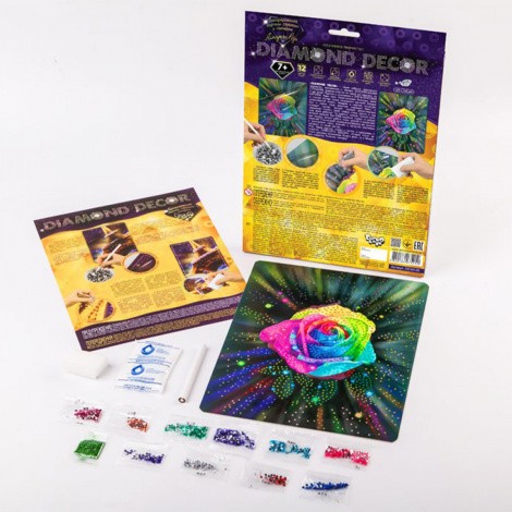 Декорування стразами "DIAMOND DECOR" (10видів) Danko toys DD-01-01,-11