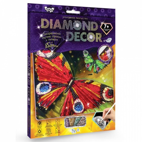 Декорування стразами "DIAMOND DECOR" (10видів) Danko toys DD-01-01,-11