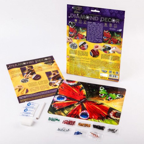 Декорування стразами "DIAMOND DECOR" (10видів) Danko toys DD-01-01,-11