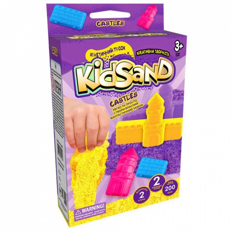 Кінетичний пісок KidSand міні 200г Danko toys KS-05-01U, 02U, 03U ... 08U