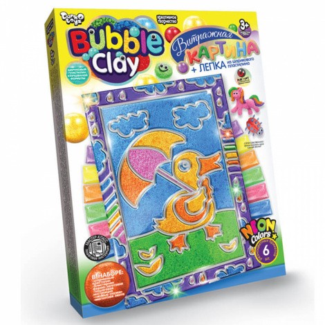 Вітражна картина "BUBBLE CLAY" Danko toys BBC-02-06U