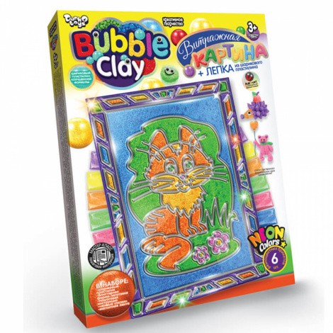 Вітражна картина "BUBBLE CLAY" Danko toys BBC-02-06U
