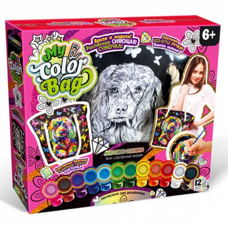 Сумка-размальовка "My Color Bag"  СОВ-01,01,02,03,04