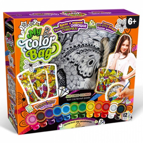 Сумка-размальовка "My Color Bag"  СОВ-01,01,02,03,04