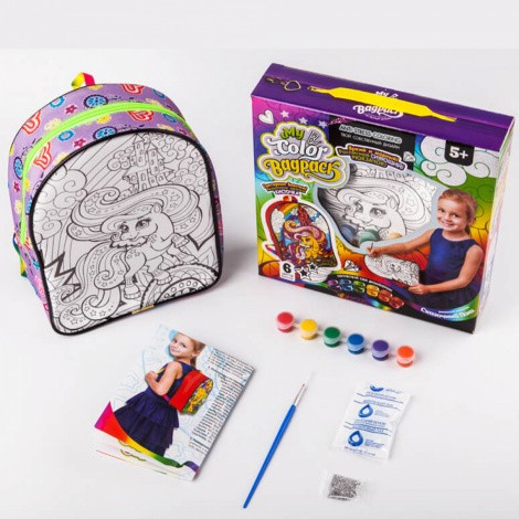 Рюкзак - розмальовка "My color BagPack" Danko toys СВР-01-05