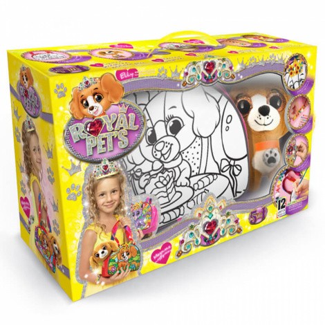 Сумочка - розмальовка з собачкою "Royal PET*S" Danko toys RP-01-01U, 02U, 03U