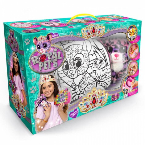 Сумочка - розмальовка з собачкою "Royal PET*S" Danko toys RP-01-01U, 02U, 03U