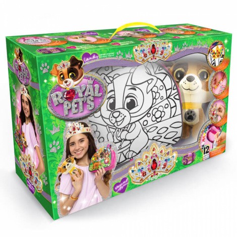 Сумочка - розмальовка з собачкою "Royal PET*S" Danko toys RP-01-01U, 02U, 03U