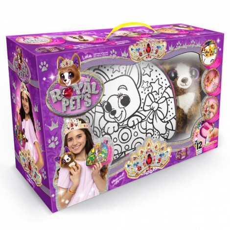 Сумочка - розмальовка з собачкою "Royal PET*S" Danko toys RP-01-01U, 02U, 03U