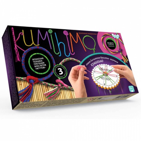 Плетіння браслетів "KUMIHIMO" КМХ-01-01,02,03 (20189) Danko toys
