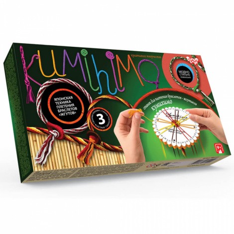 Плетіння браслетів "KUMIHIMO" КМХ-01-01,02,03 (20189) Danko toys
