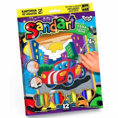 Фреска з піску Sand Art SA-01-01, 02, 03, 04 ... 10 Danko toys