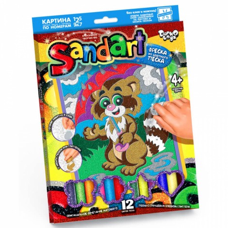Фреска з піску Sand Art SA-01-01, 02, 03, 04 ... 10 Danko toys