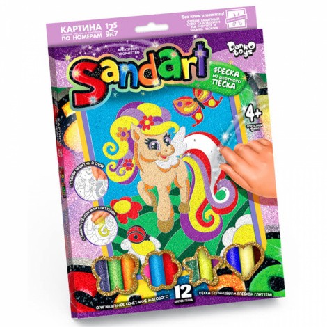 Фреска з піску Sand Art SA-01-01, 02, 03, 04 ... 10 Danko toys