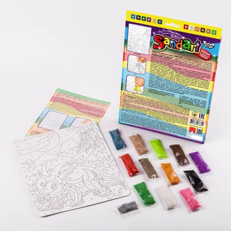 Фреска з піску Sand Art SA-01-01, 02, 03, 04 ... 10 Danko toys