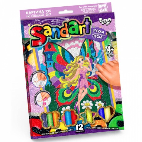 Фреска з піску Sand Art SA-01-01, 02, 03, 04 ... 10 Danko toys