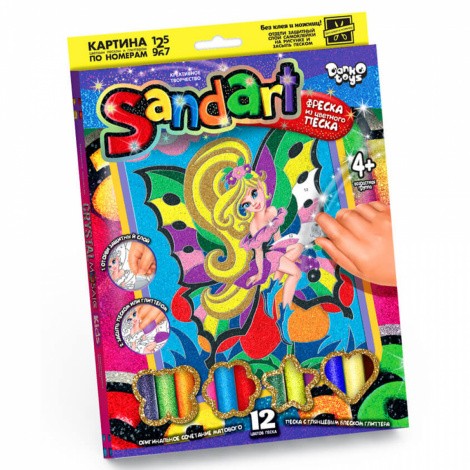 Фреска з піску Sand Art SA-01-01, 02, 03, 04 ... 10 Danko toys