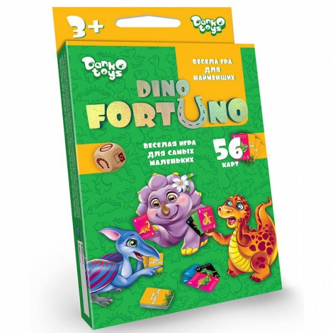 Розвиваюча настільна гра "Dino Fortuno" Danko toys UF-05-01