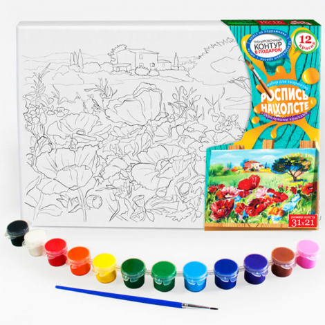 РОЗПИС НА ПОЛОТНІ 21*31 РХ-01-01,02,03,04...12 Danko toys