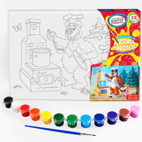 РОЗПИС НА ПОЛОТНІ 21*31 РХ-01-01,02,03,04...12 Danko toys